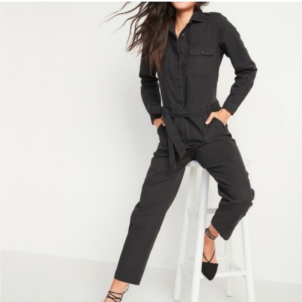 Old Navy Dark Grey, Medium, Coverall Pantsuit